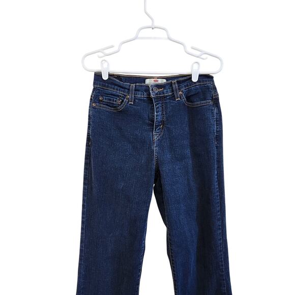 Levi's 512 Perfectly Slimming Bootcut Medium Wash Jeans Blue Denim Size 10 - Picture 3 of 11